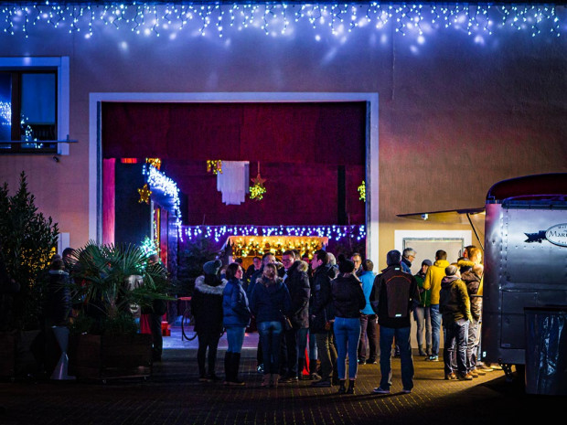 Alte Kaserne Weihnachtsfeier Firma Frankfurt